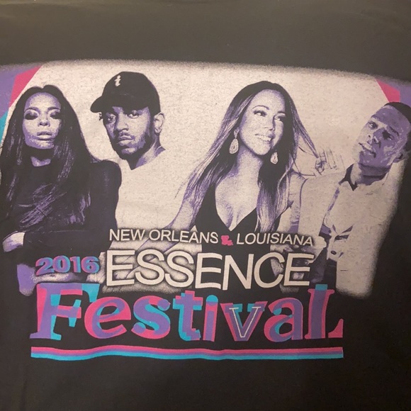 2016 NEW ORLEANS ESSENCE FESTIVAL TEE! 🎺🎶♥️ - Picture 2 of 5